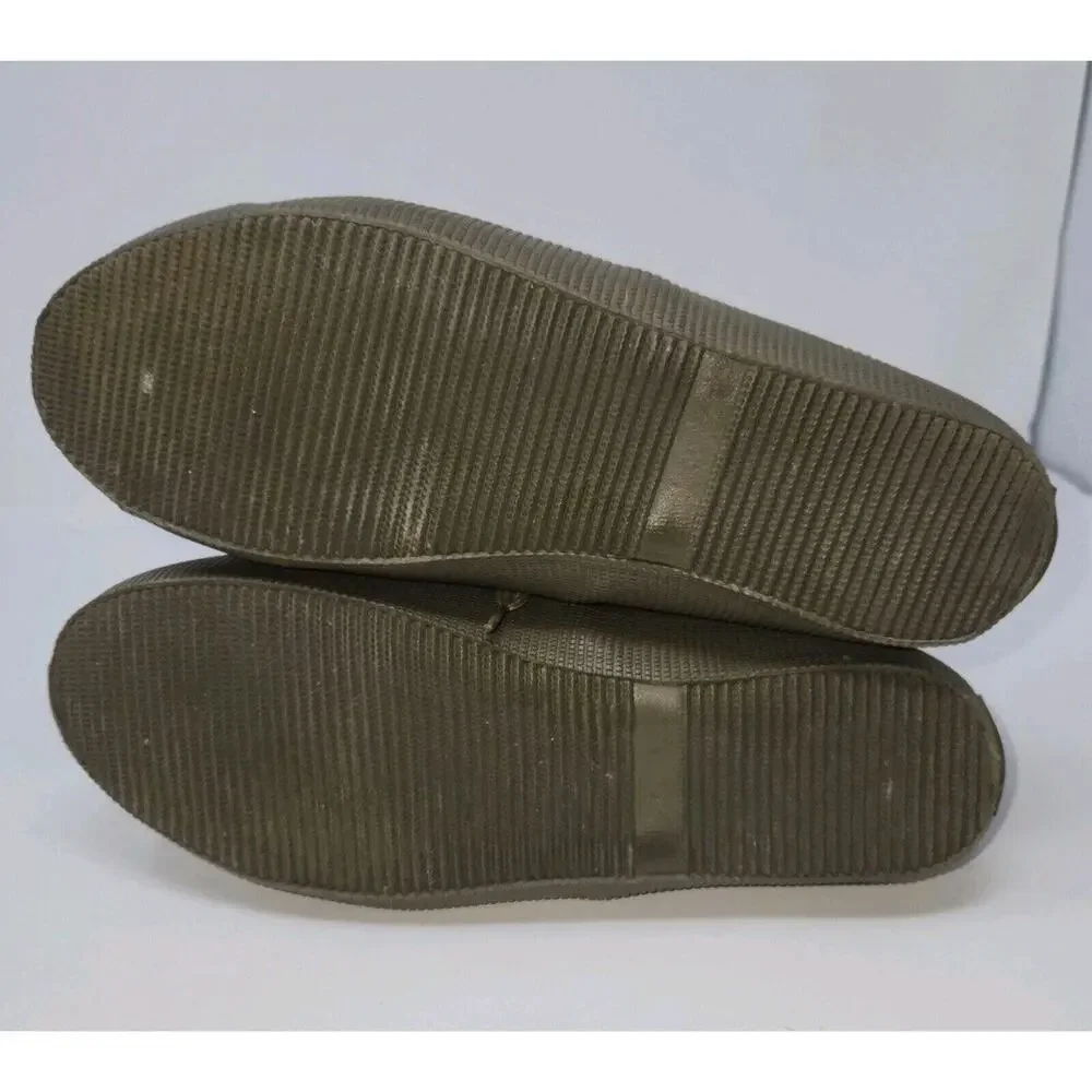 Bangs High-top Canvas Sneakers Khaki Shoes 